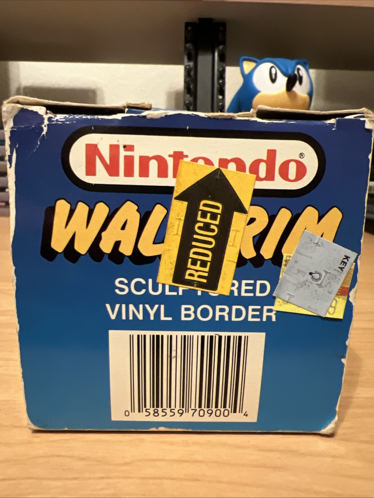 Nintendo Super Mario Vinyl Walltrim (1989) *Peach* New In Original Box 5 Yards