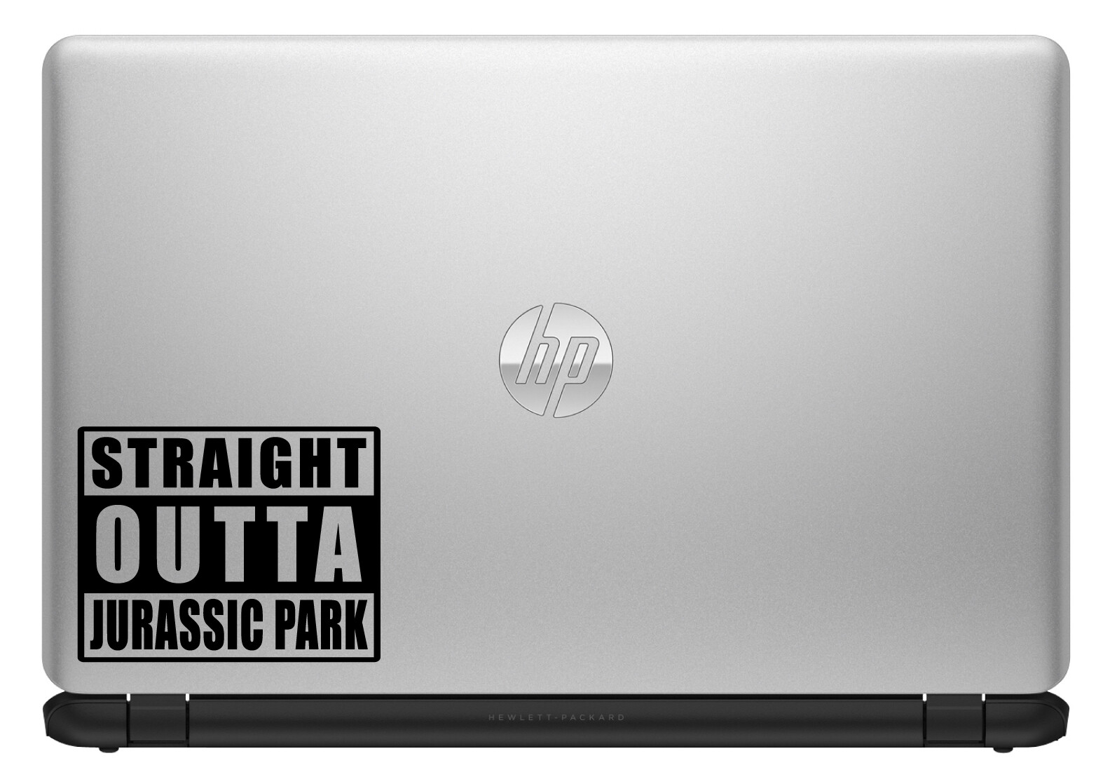 Straight Outta Jurassic Park Sticker Decal Dinosaur Raptor Car Window Laptop