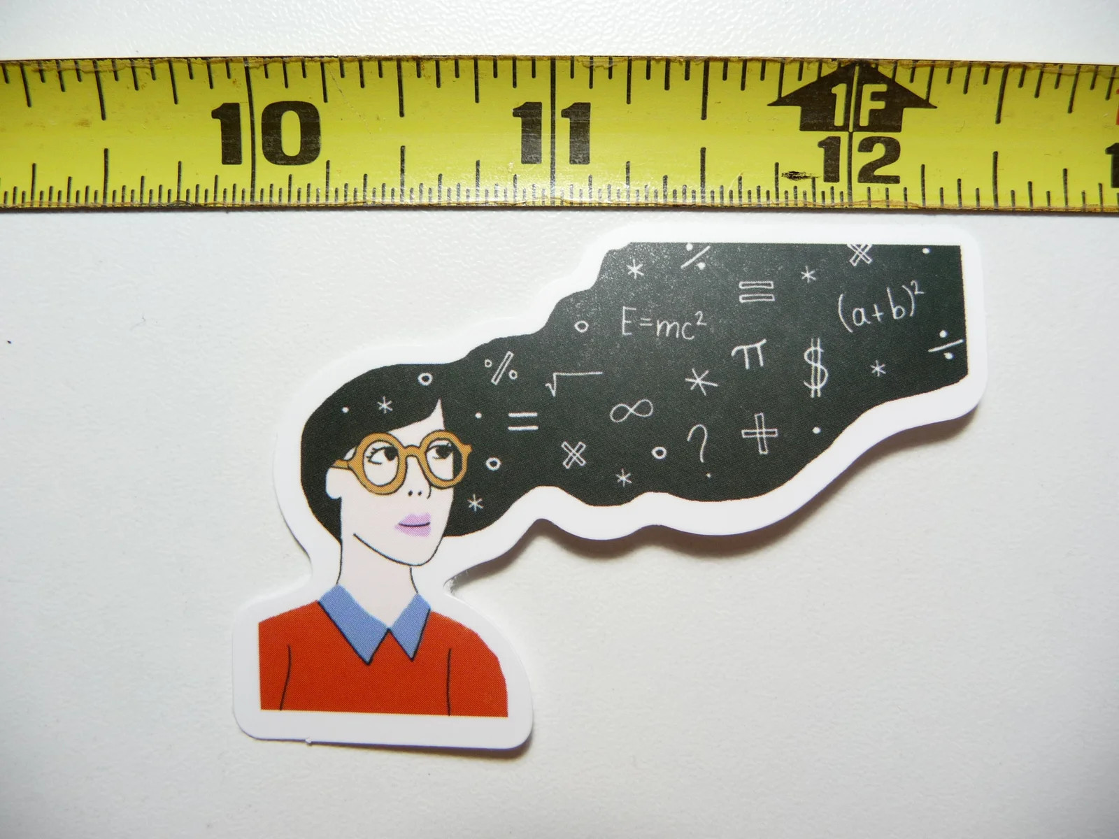 THINKING OF VARIOUS MATH SMALL STICKER DECAL MATHEMATICS SCHOOL CLASS TEACHER