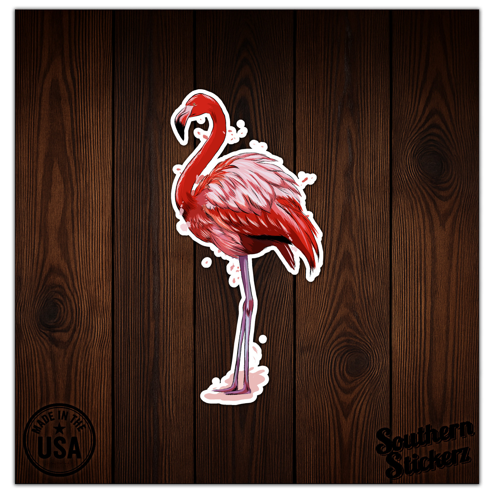 Flamingo – Vinyl Decal Sticker – Car Window Laptop – ebn8603