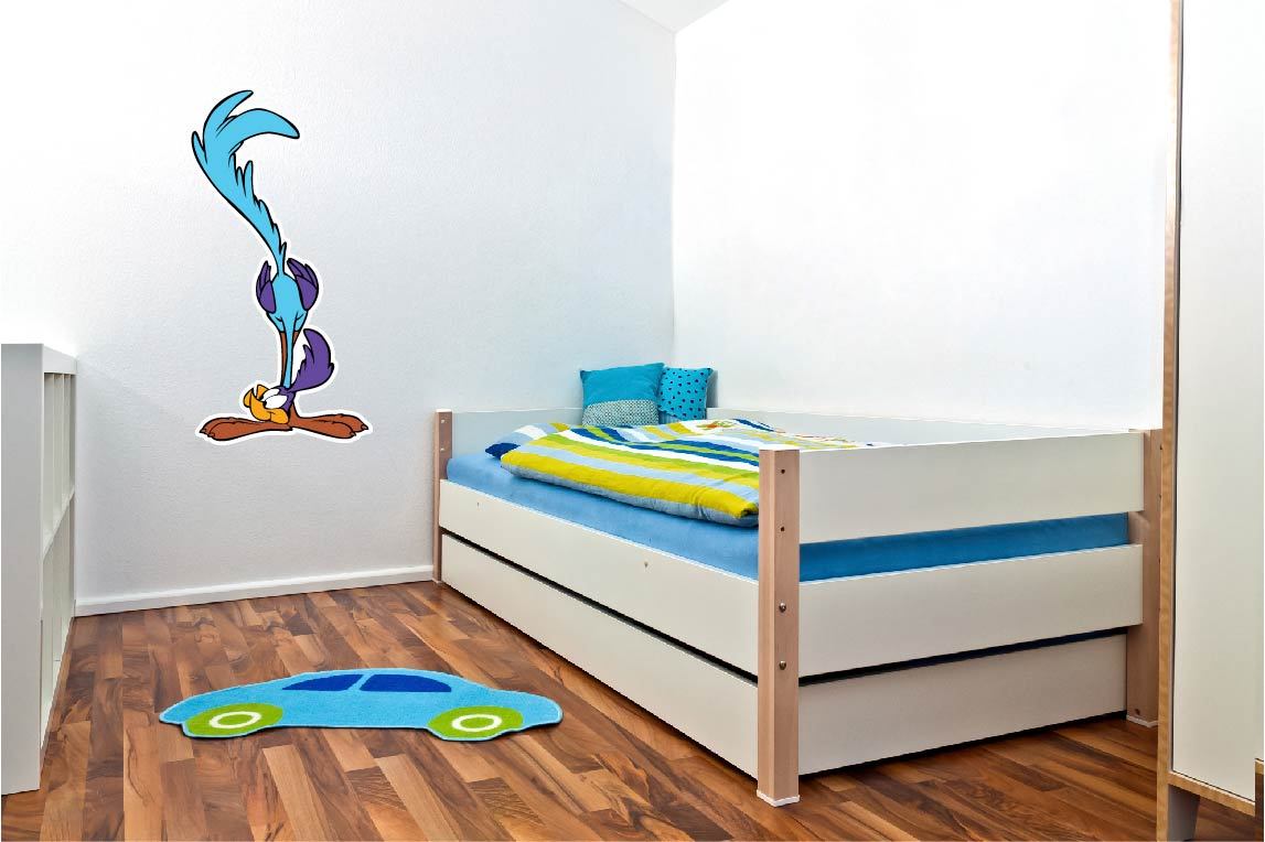 Wile E. Coyote Road Runner Cartoon Vinyl Sticker Decal WALL *SIZES*