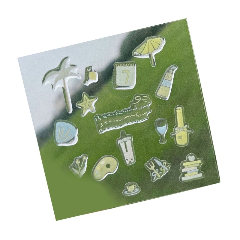Easy To Apply Plastic Jelly Stickers Decals For Quick Gadget Decoration No