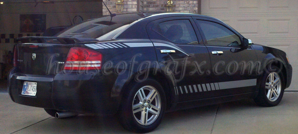 Rocker quarter panel stripe stripes decal graphic Fits 2008-2013 Dodge Avenger