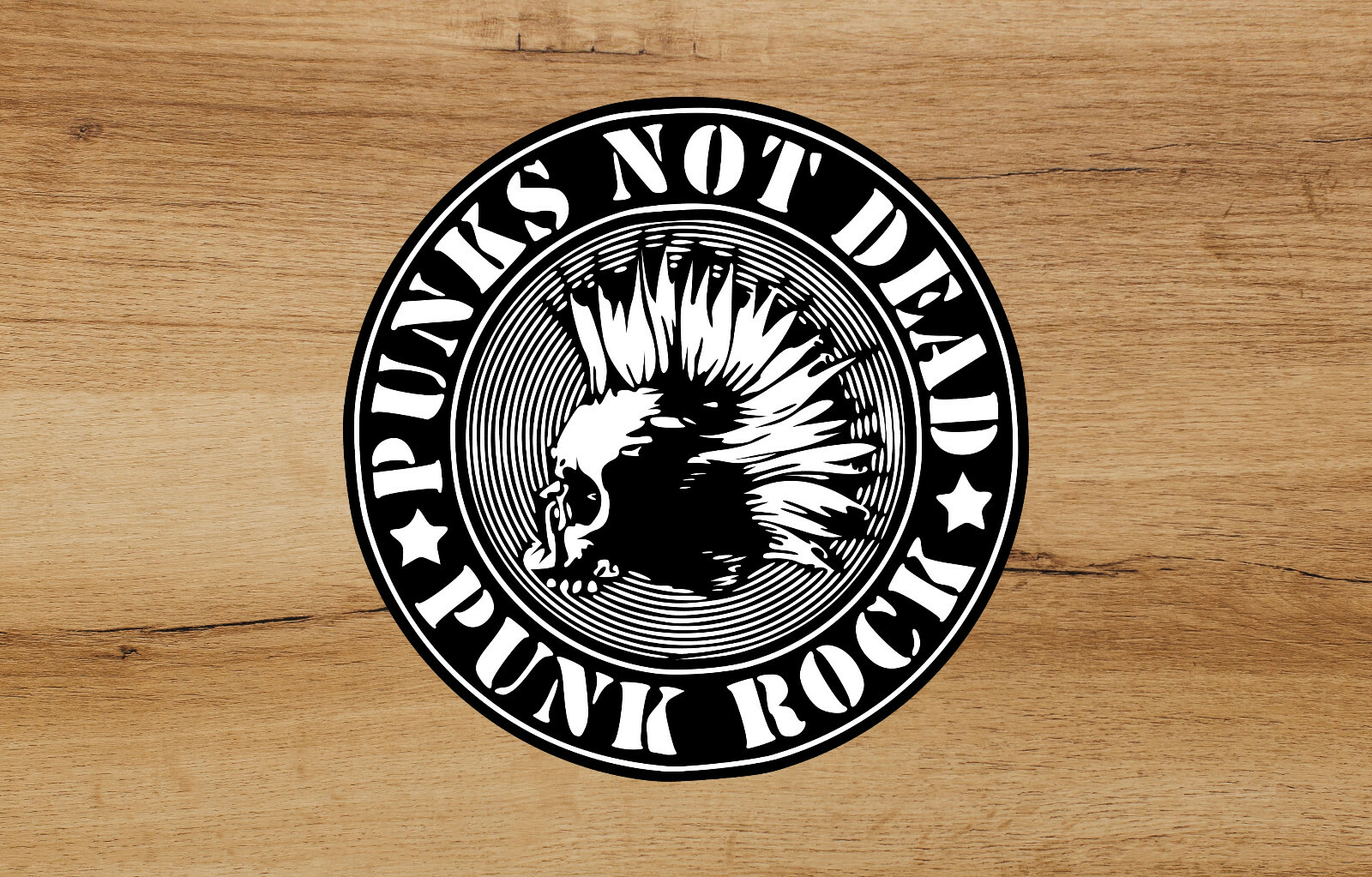 Punk is not dead Rock Band Music Heavy Metal Bands Laptop Car Bumper Sticker E10
