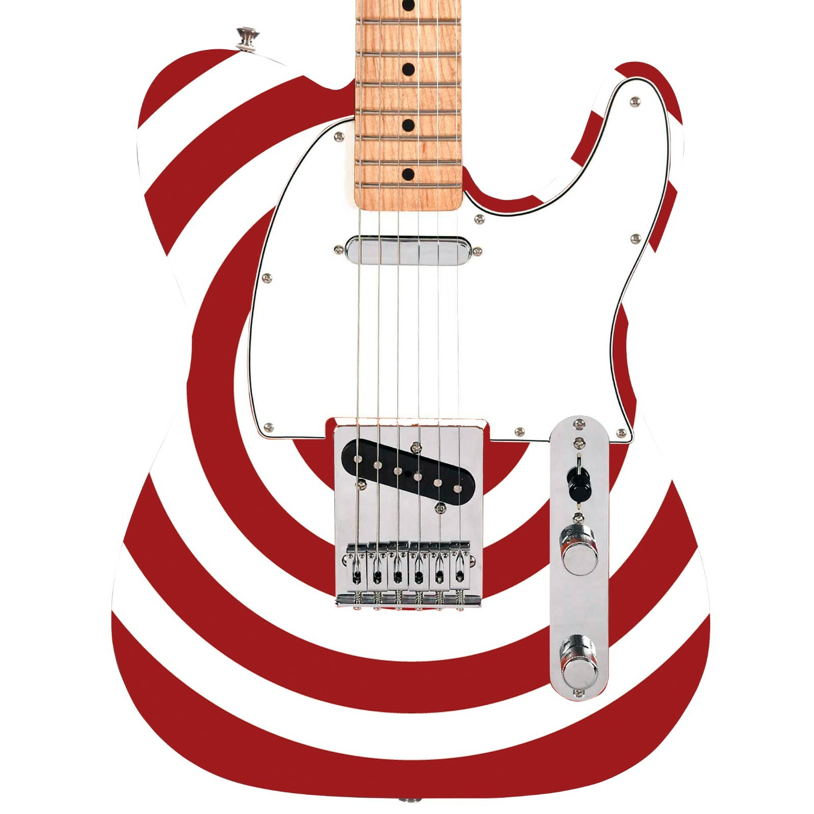 Bullseye Guitar Laminated Skin Wrap Vinyl Decal Stickers Guitar/Bass, 9 choices!