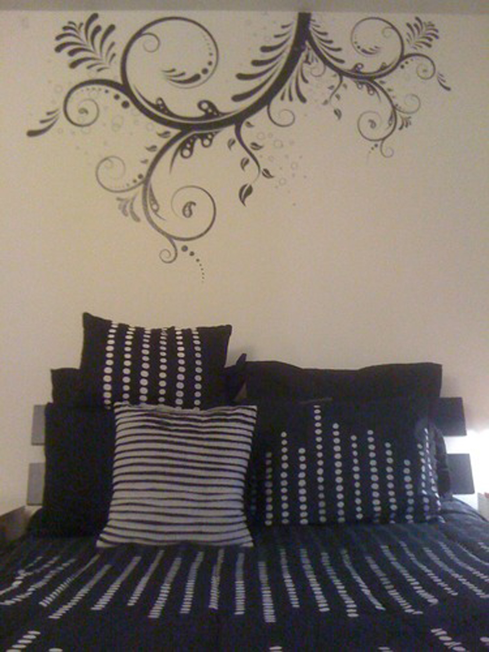 Large Wall Art Floral Decal Ornament Swirls Vinyl Sticker Nursery Removable Tree
