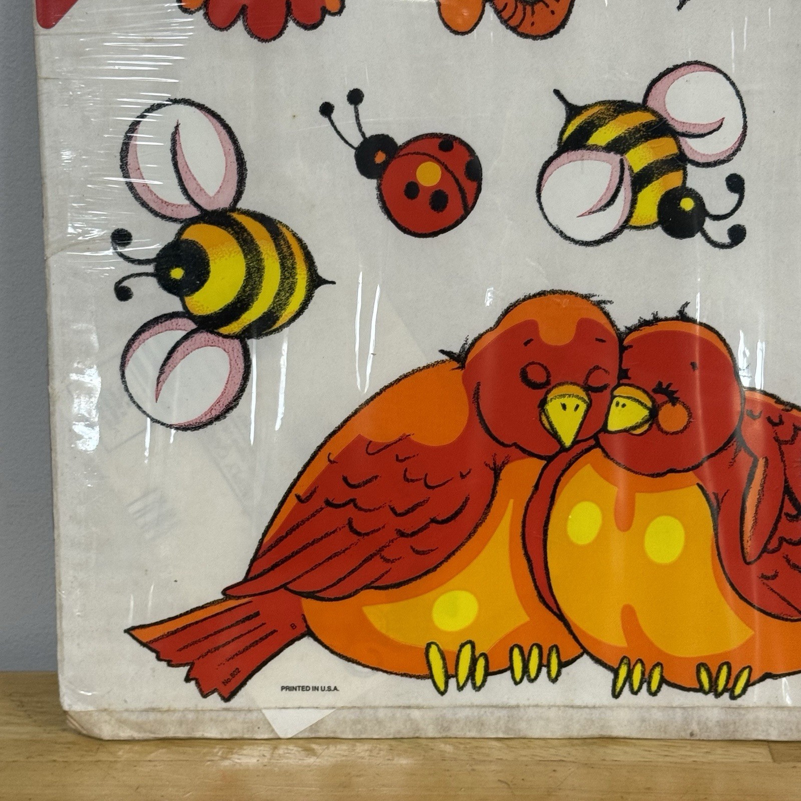 Vtg Birds Bees Priss Prints Room Decorations Wall Decals Retro 1981 Nursery Play