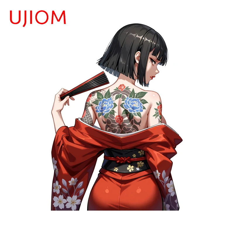 UJIOM Tattoo Girl Design Wall Sticker Trendy Popular Creative Hot Selling Decal