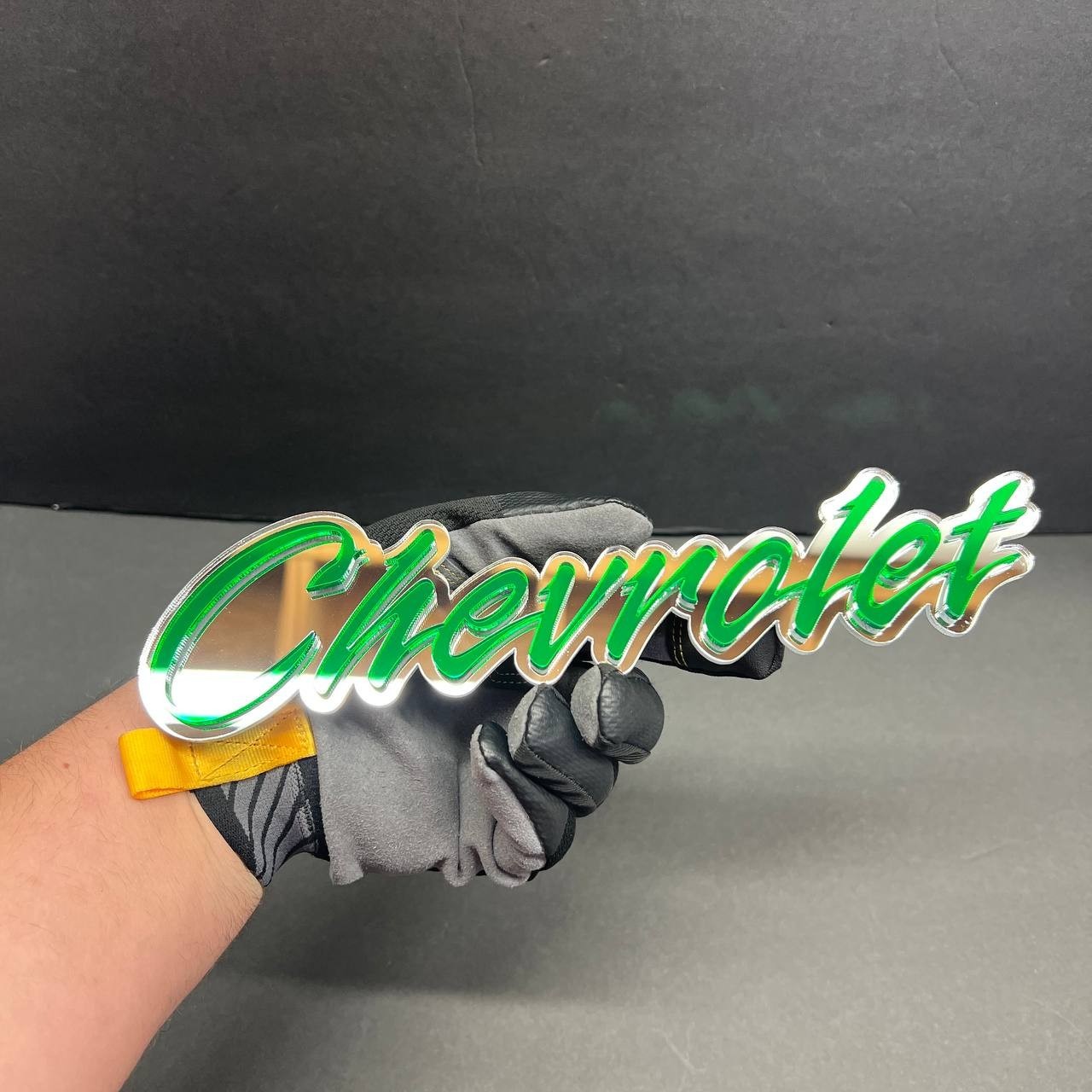 Custom Laser Cut Acrylic Emblem Badge for Car–MultiColor Personalized Name