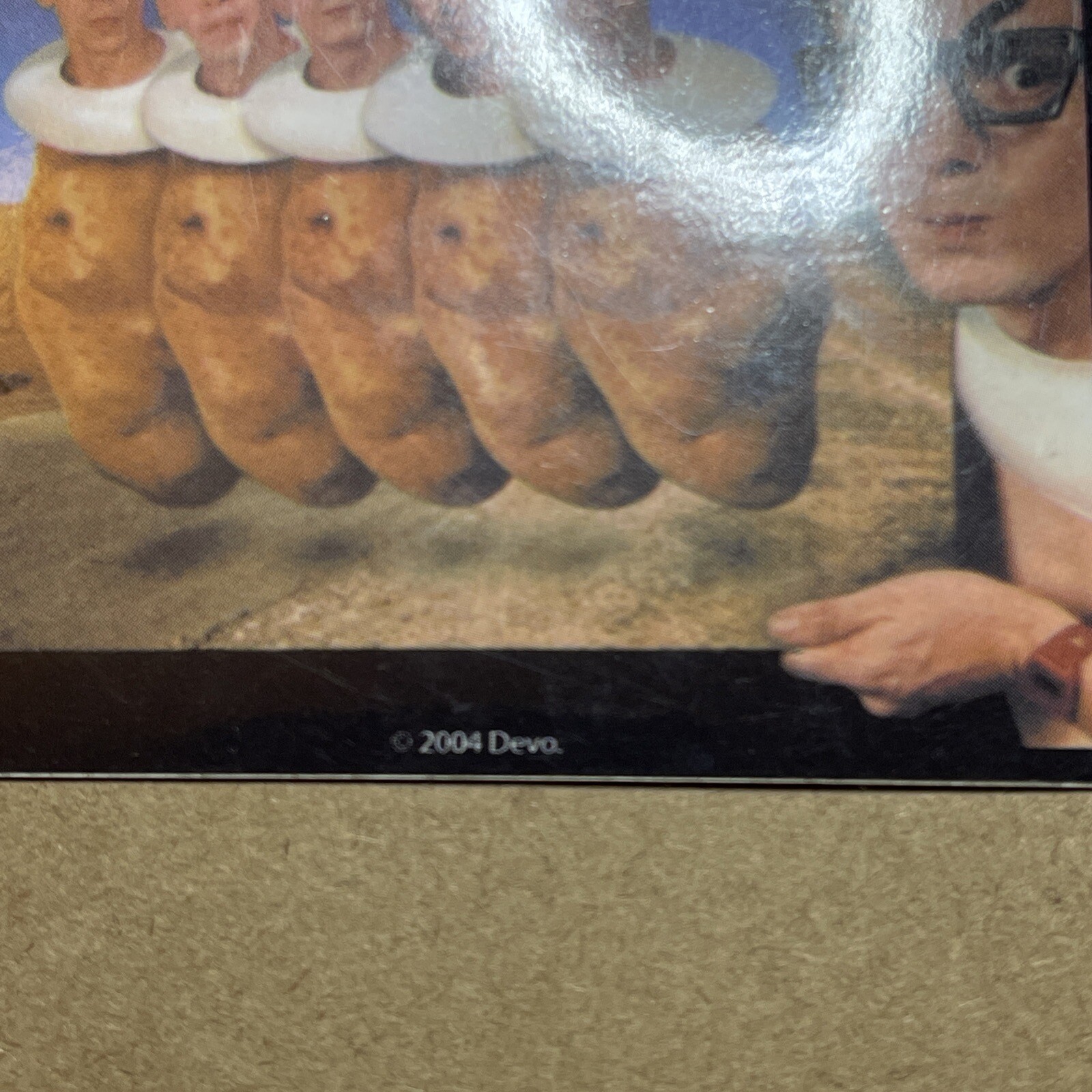 Devo Album Art Vinyl Sticker: Great Condition, Vintage 2004, Licensed. Rare