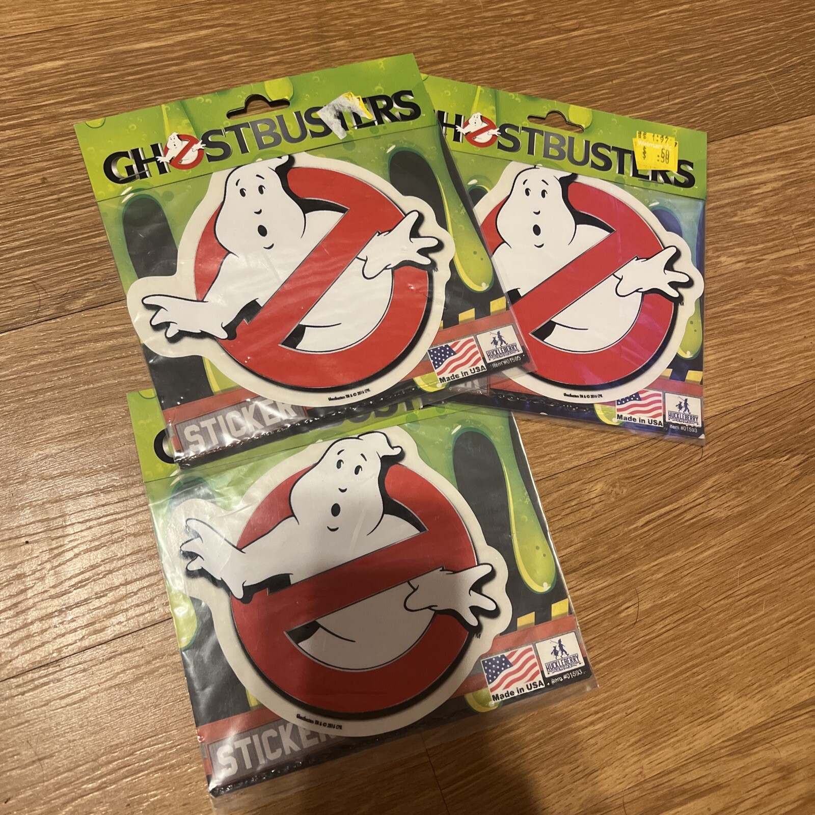 Ghostbusters Ghost Busters Vinyl Car Sticker Decal 5½" x 4¾" Set Of 3 NEW**
