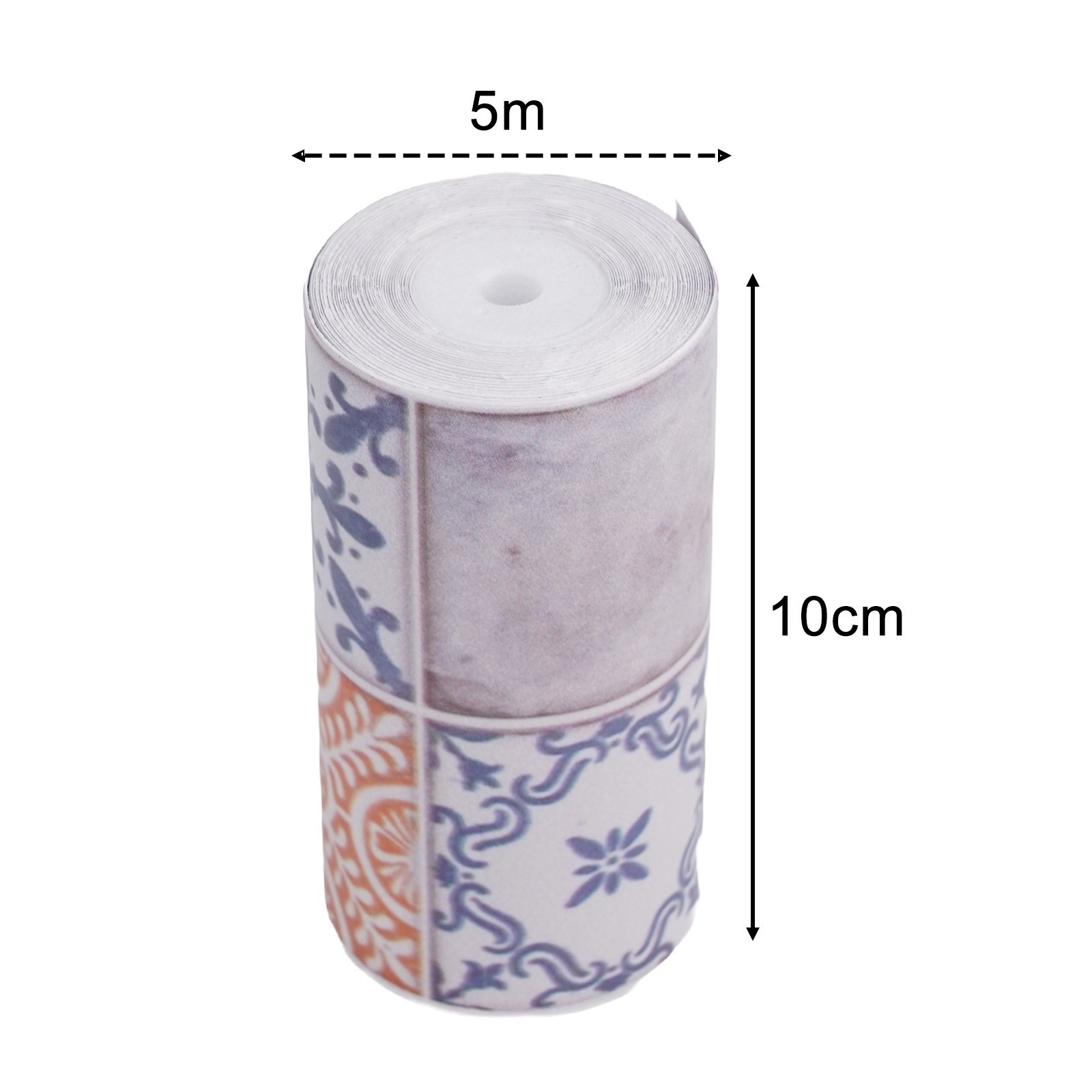 Kitchen Bathroom Wall Stickers Self Waterproof Waist Line Design