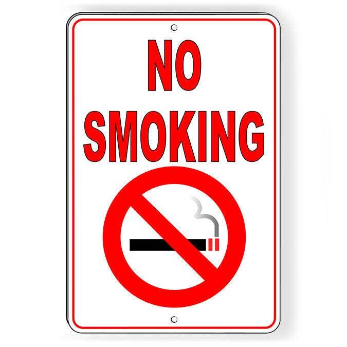 No Smoking Sign / Decal / Decal / Yard Sign / Vaping Premises Area Warning