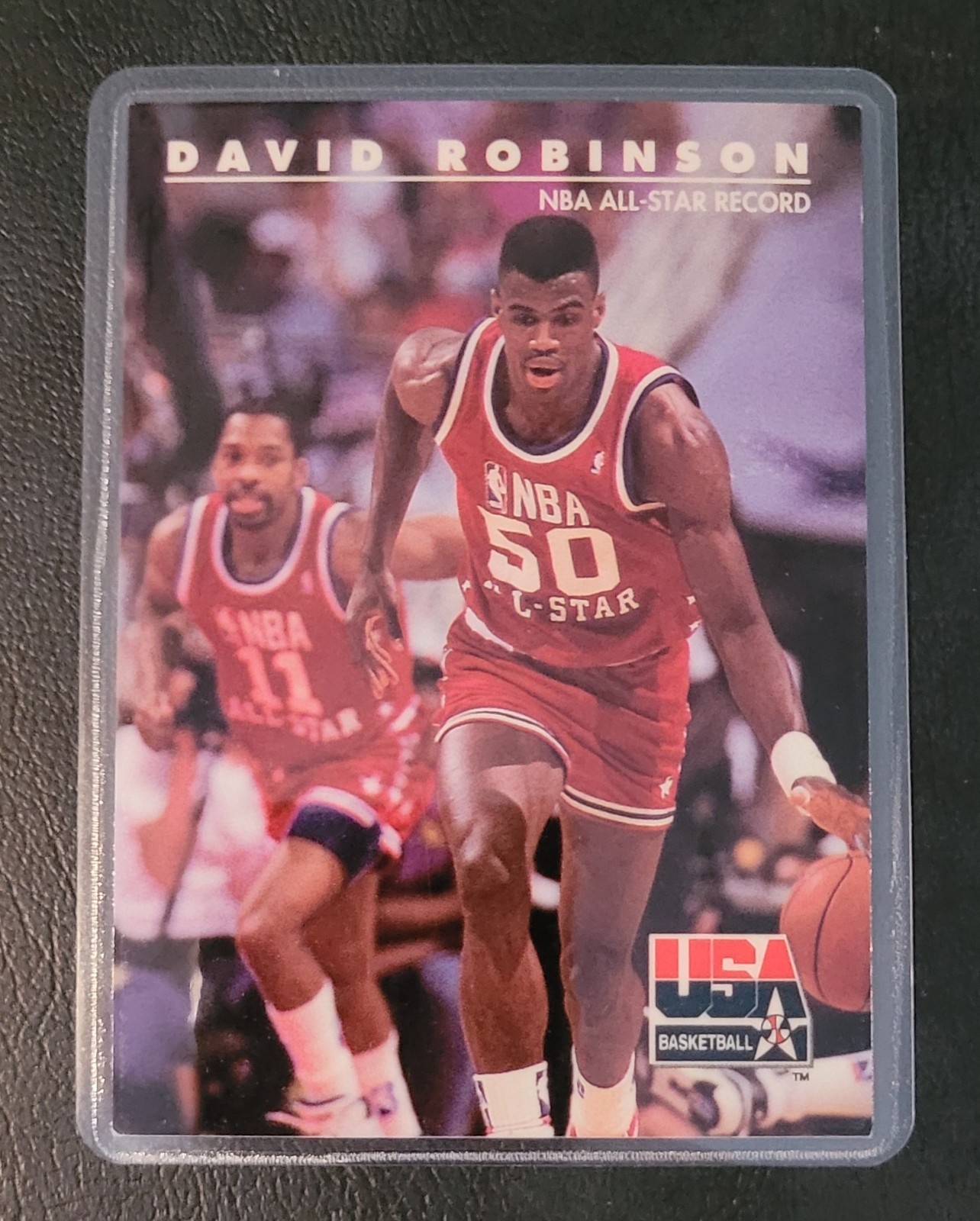 David Robinson Basketball Card HOF Fridge/Locker/Cabinet Laminated Magnet