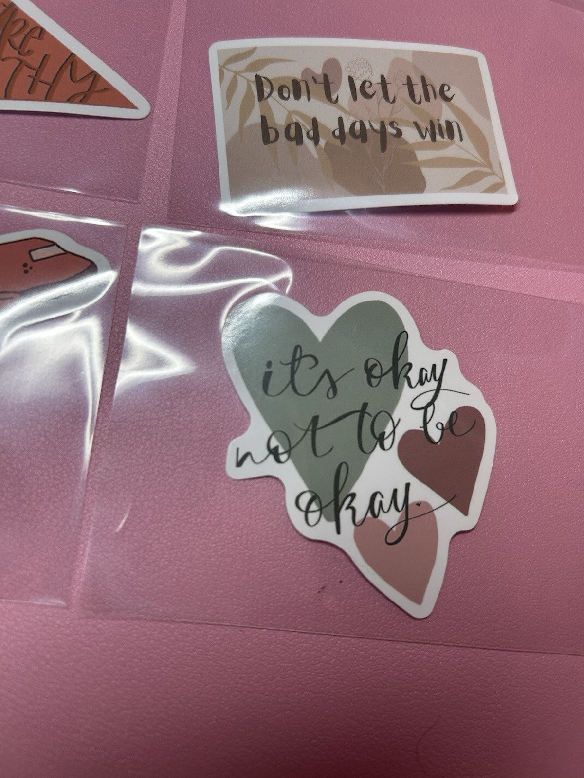 Mental health Inspirational Quote Stickers