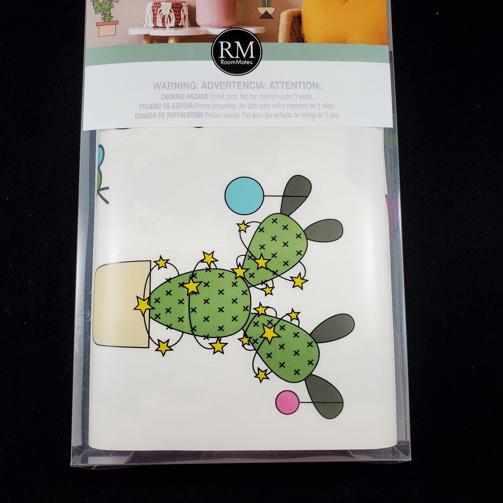 RoomMates CHRISTMAS CACTUS 27 Peel & Stick Wall Decals RMK4479SCS