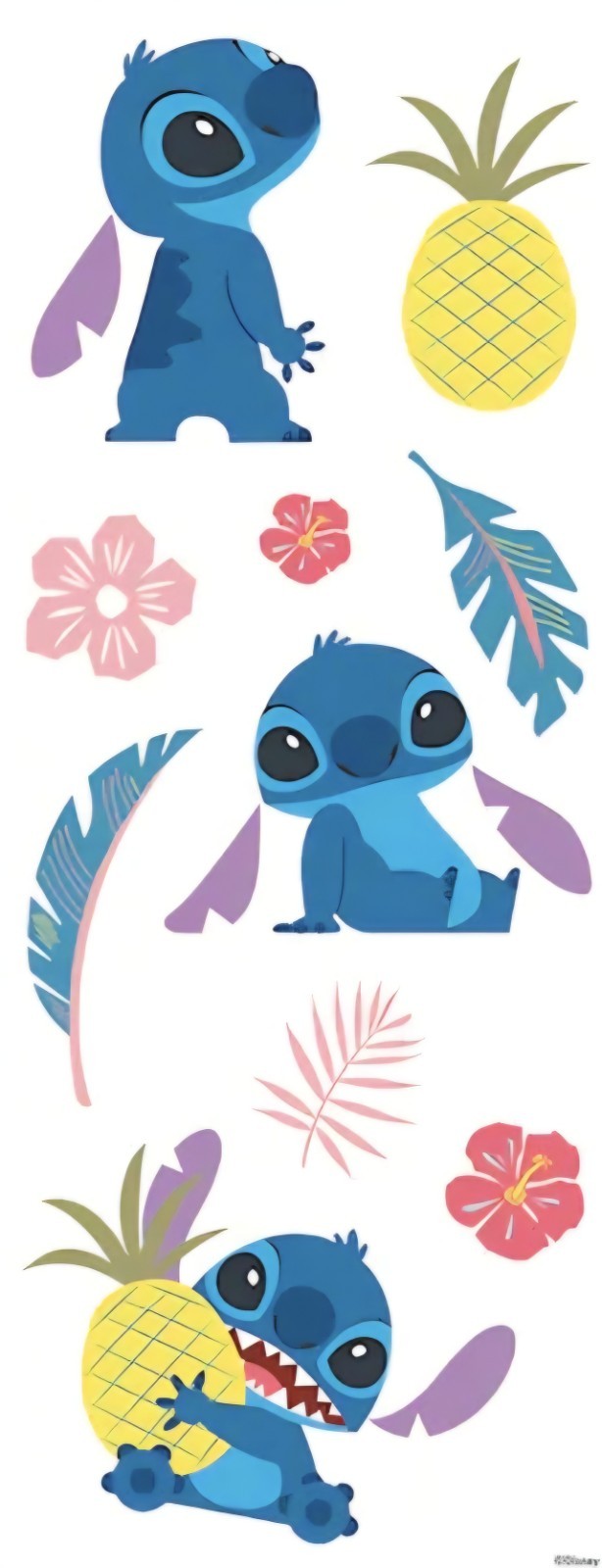 Disney Stitch Room Wall Decal Stickers 10 Assorted Designs Great for Birthdays