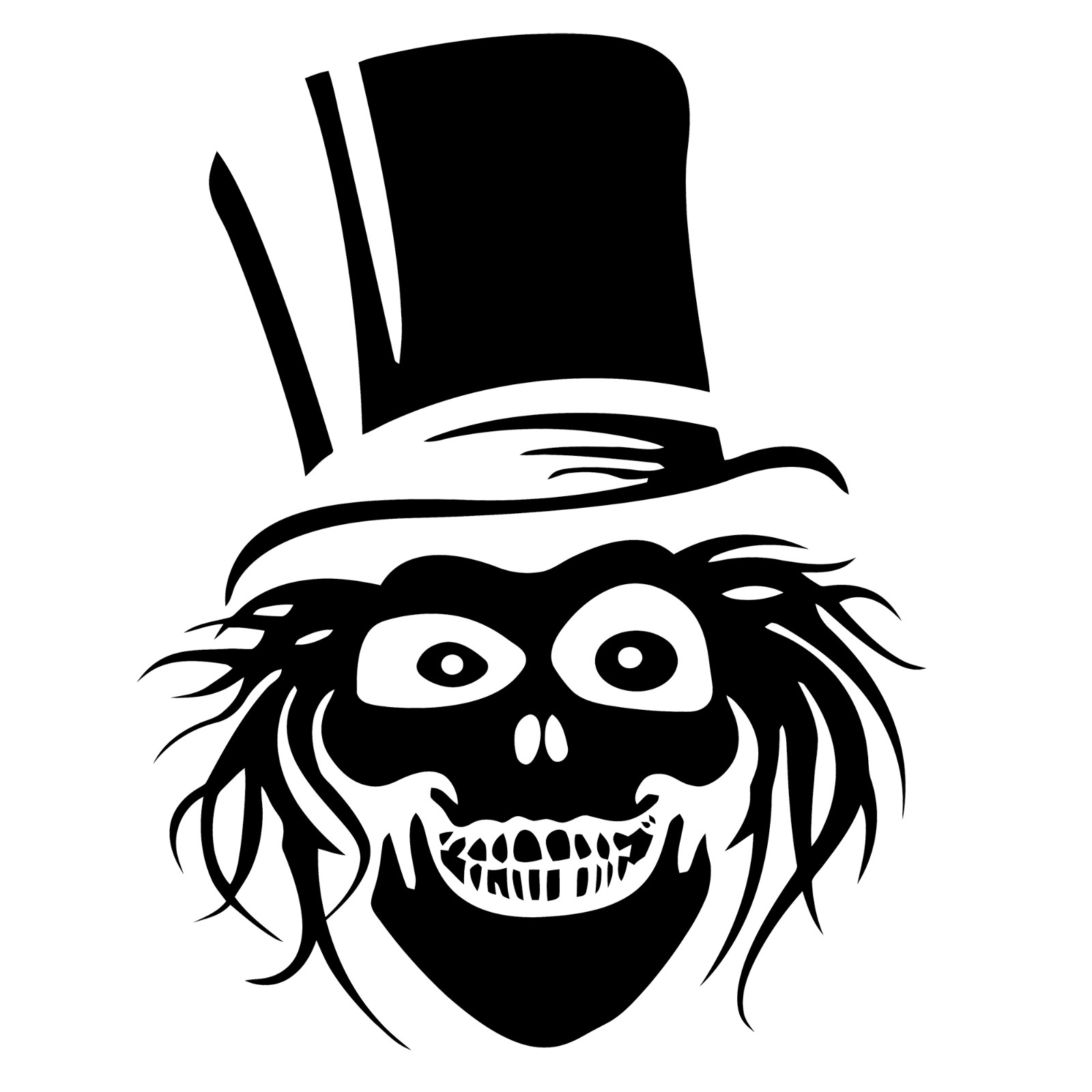 6" Haunted Mansion Hatbox Ghost Disney Vinyl Decal Sticker