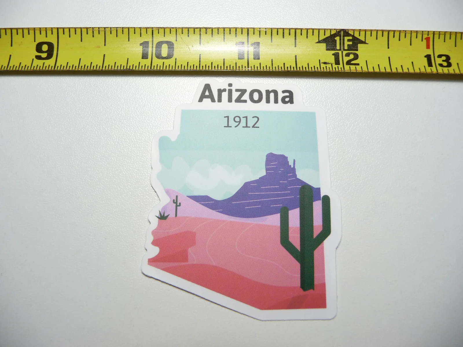 ARIZONA SMALL STICKER DECAL STATE PRIDE BIRTH TRAVEL VACATION TRIP USA