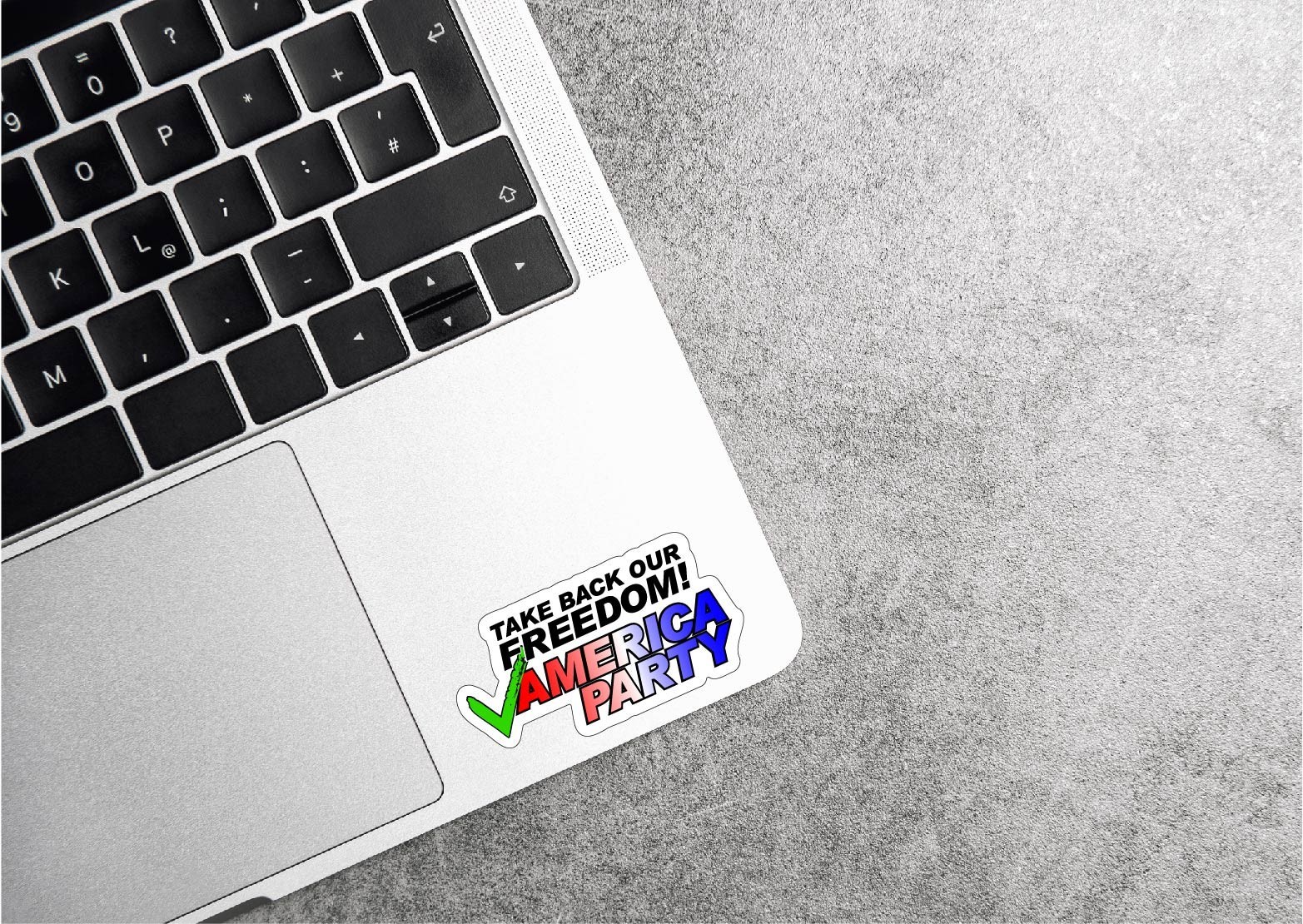 America Party Decal Sticker Take Back Our Freedom Vote American Third Parties