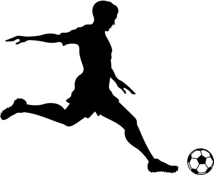 Custom Vinyl Car Decal For Cars Windows Soccer Football Sports Player Sticker