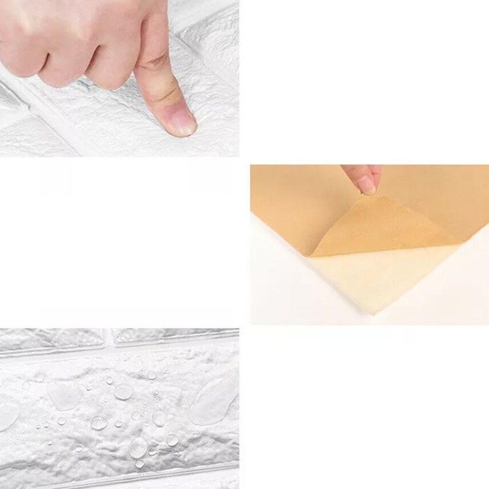 Protect Your Walls with Soft Foam Panel 3D Brick for TILE Design (20 Pieces)