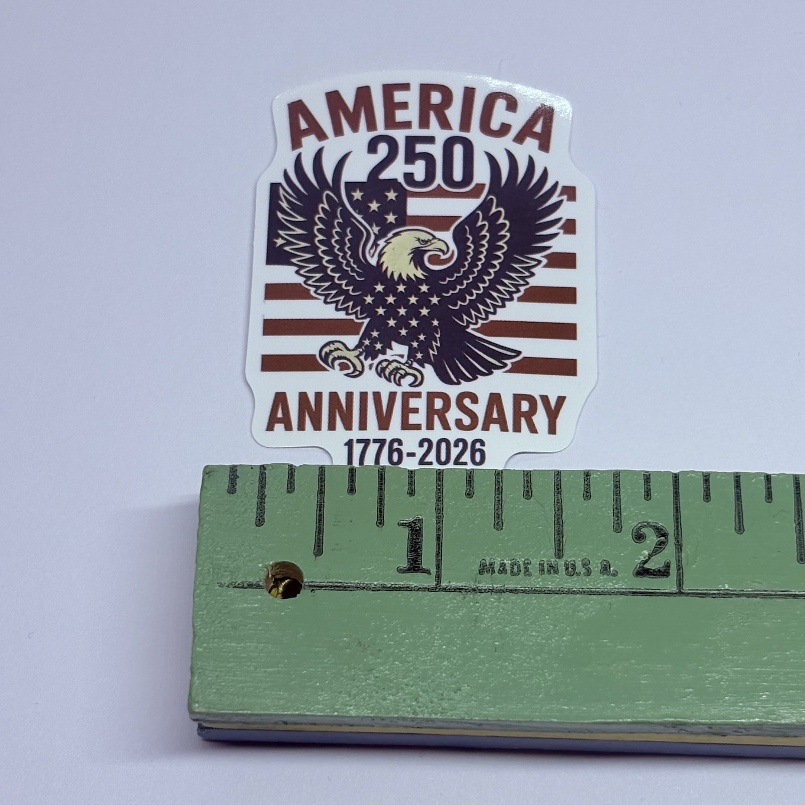 “America 250 Anniversary “ Sticker Stars Eagle Art Decal Vinyl Journal Tc9