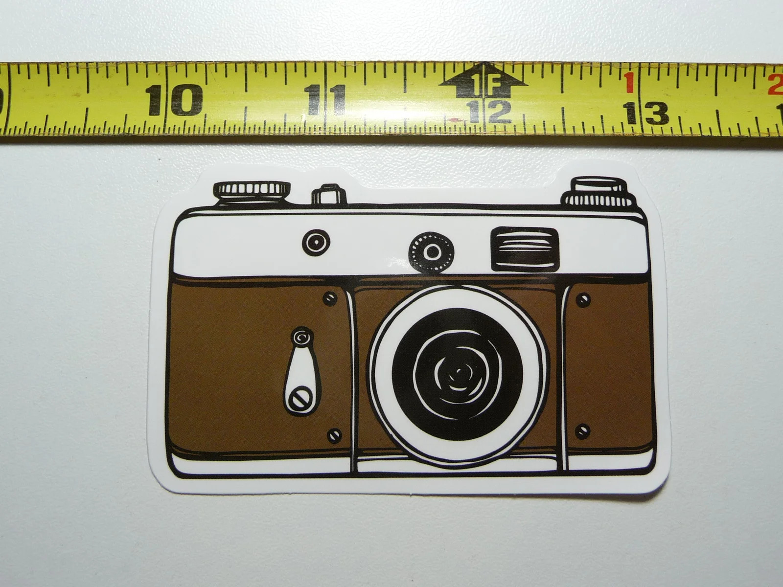 CAMERA MEMORIES SMALL STICKER DECAL CAMPING S HIKE HIKING NATURE ADVENTURE