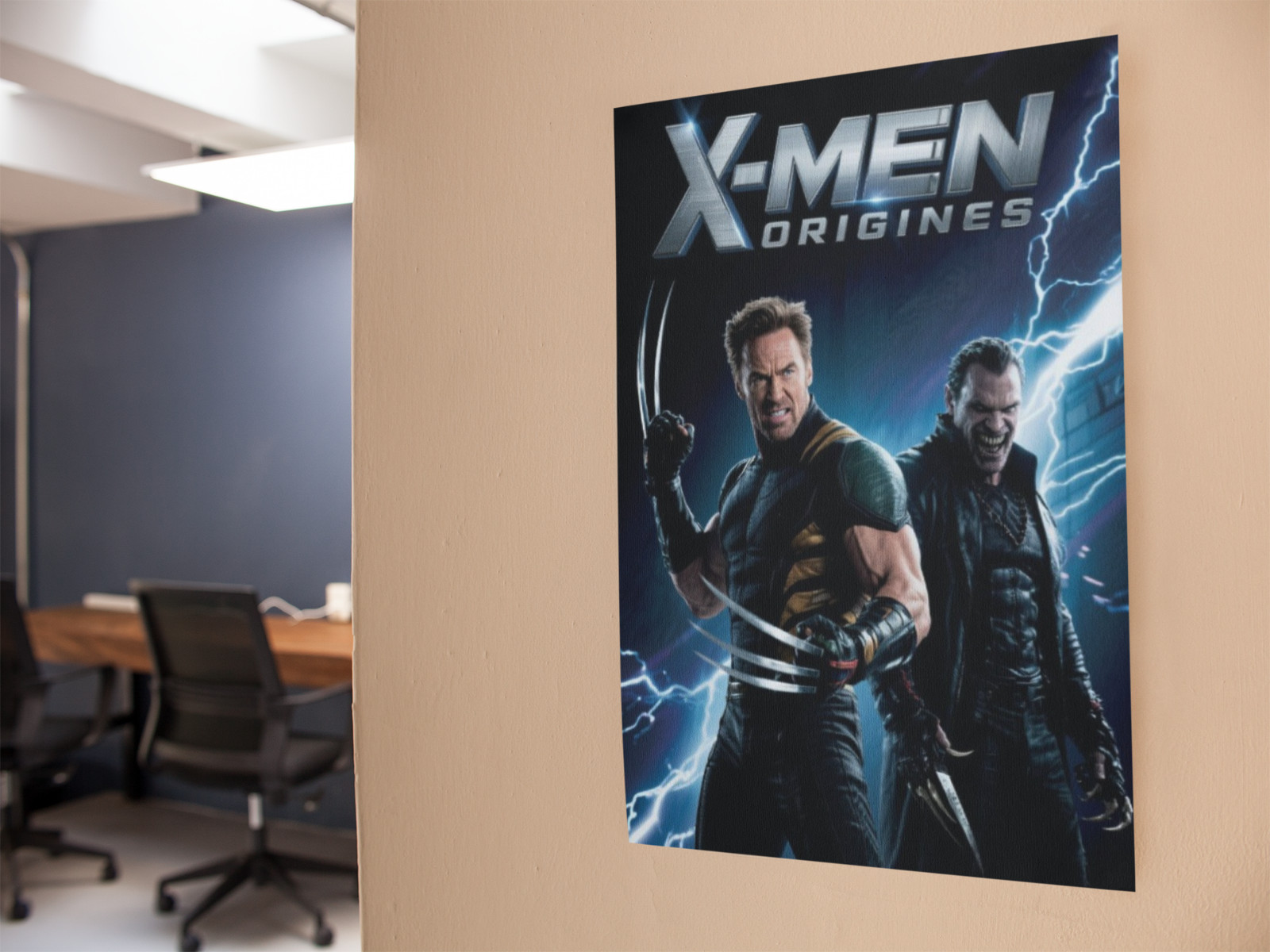 X-MEN ORIGINES Movie Wall Vinyl Decal Poster Canvas Print (Removable Adhesive)