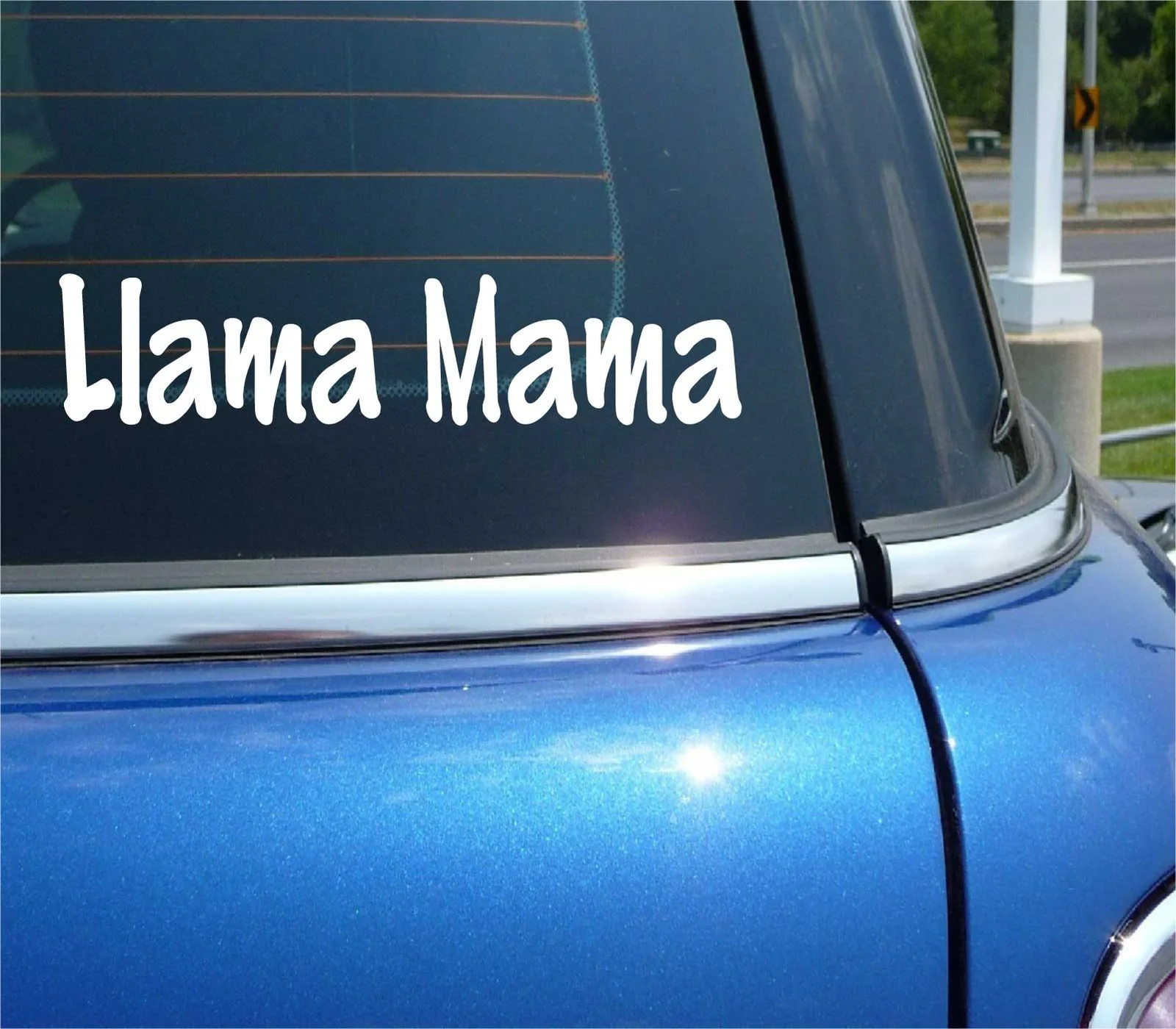 LLAMA MAMA FARM FUNNY DECAL STICKER ART CAR WALL