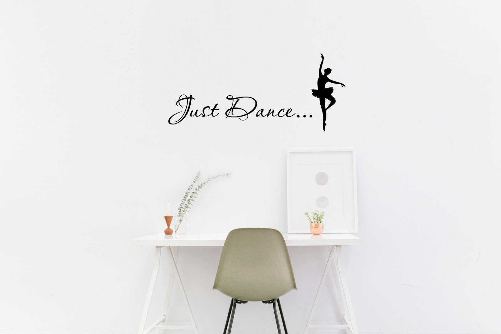 Just Dance Vinyl Wall Art Inspirational Quotes and Saying Home Decor Decal stick