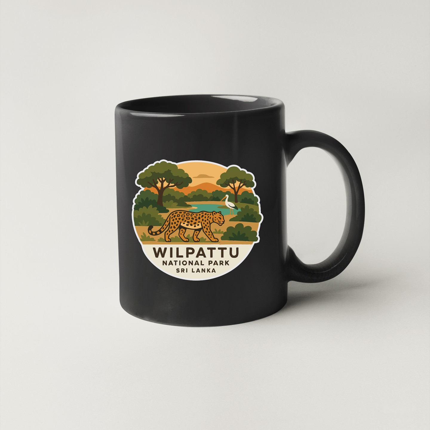 Wilpattu Sri Lanka National Park Sticker Decal Vinyl Die-Cut World