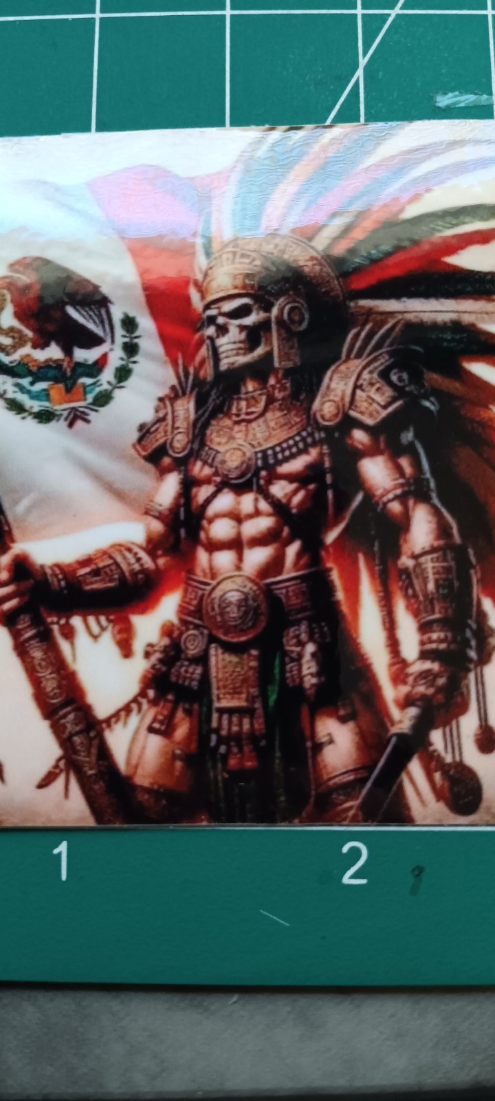 AZTEC WARRIOR VYNIL STICKER 2.5 X 2.5