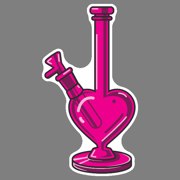 Canna Be My Valentine Sticker Stoner Vinyl Decal UV Safe Weatherproof 420 Art