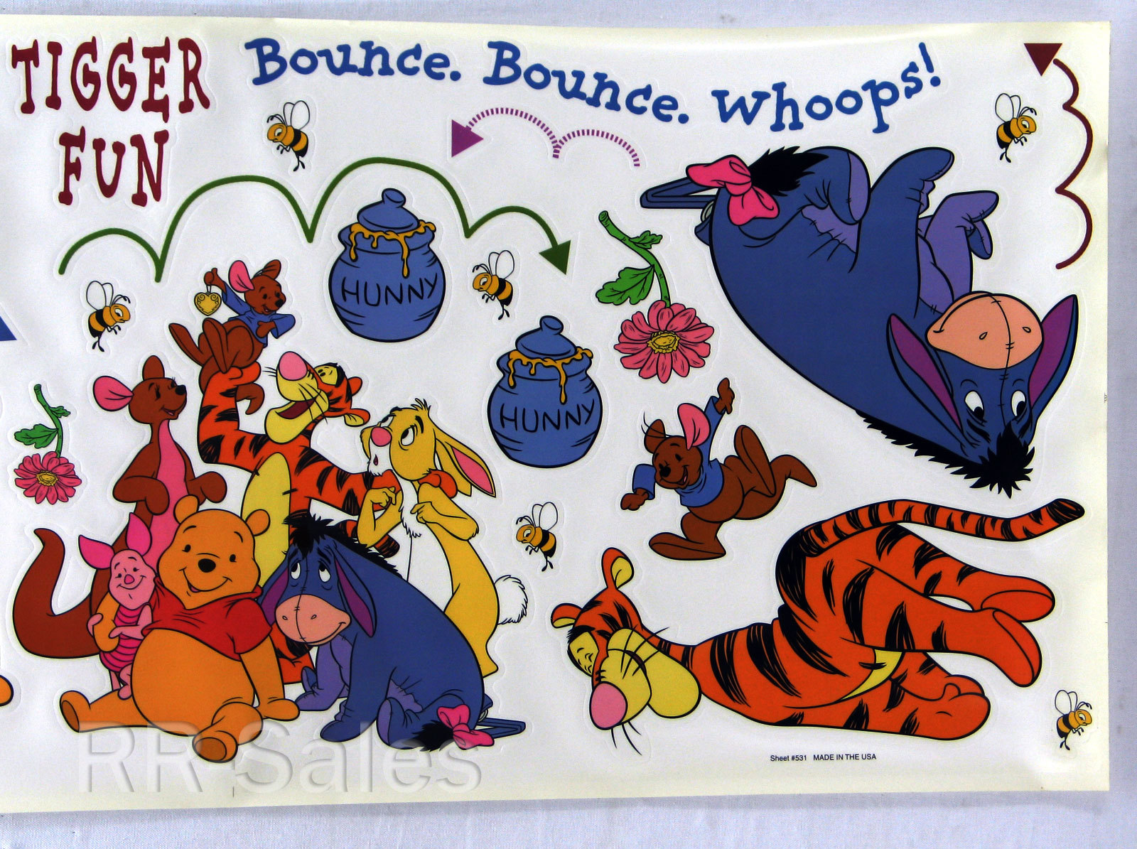 Huge Winnie The Pooh Tigger Disney 29 Wall Stickers Decals Eeyore Piglet Decor