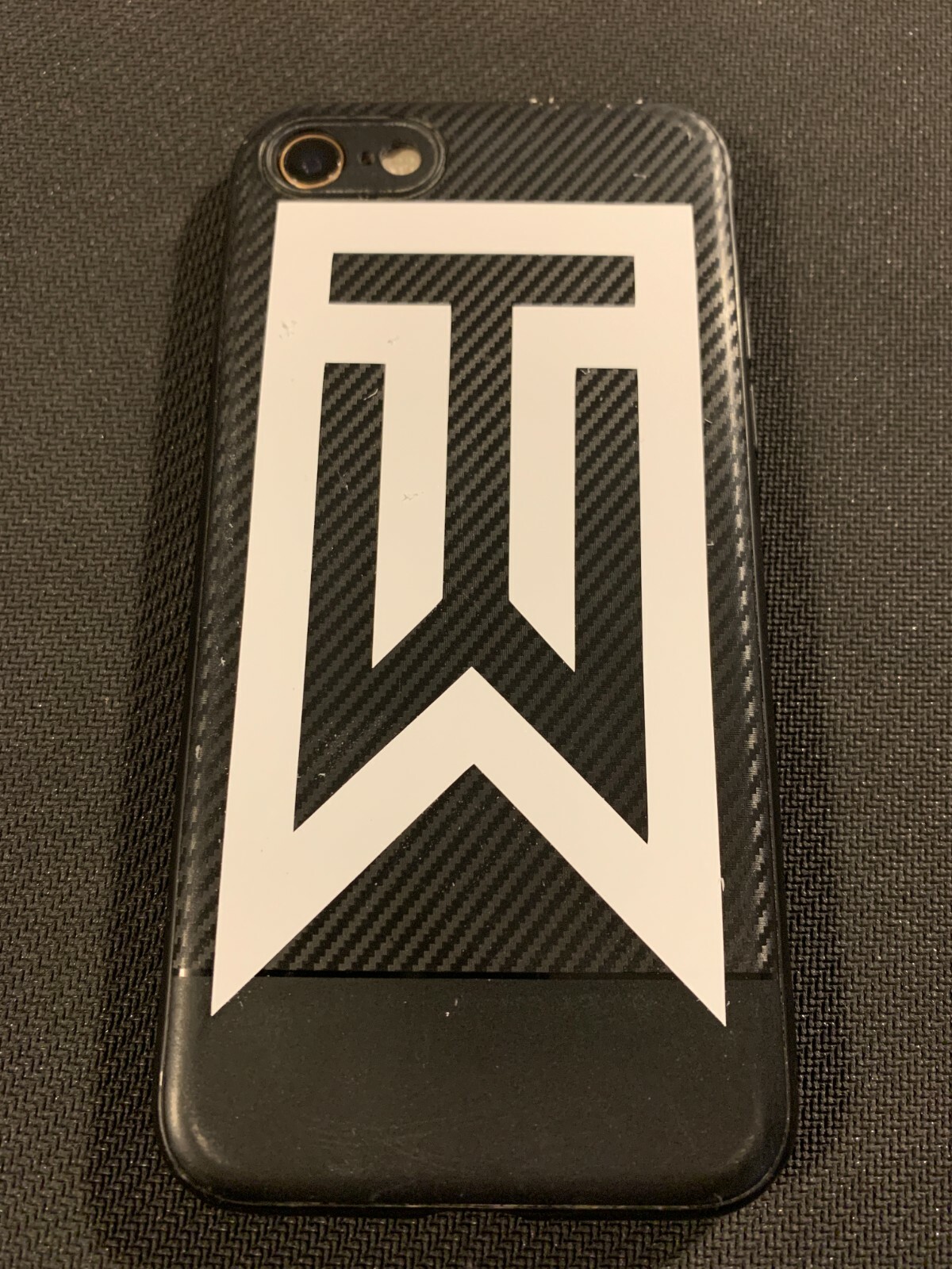 TW Tiger Woods Vinyl decal sticker 4 inches tall white