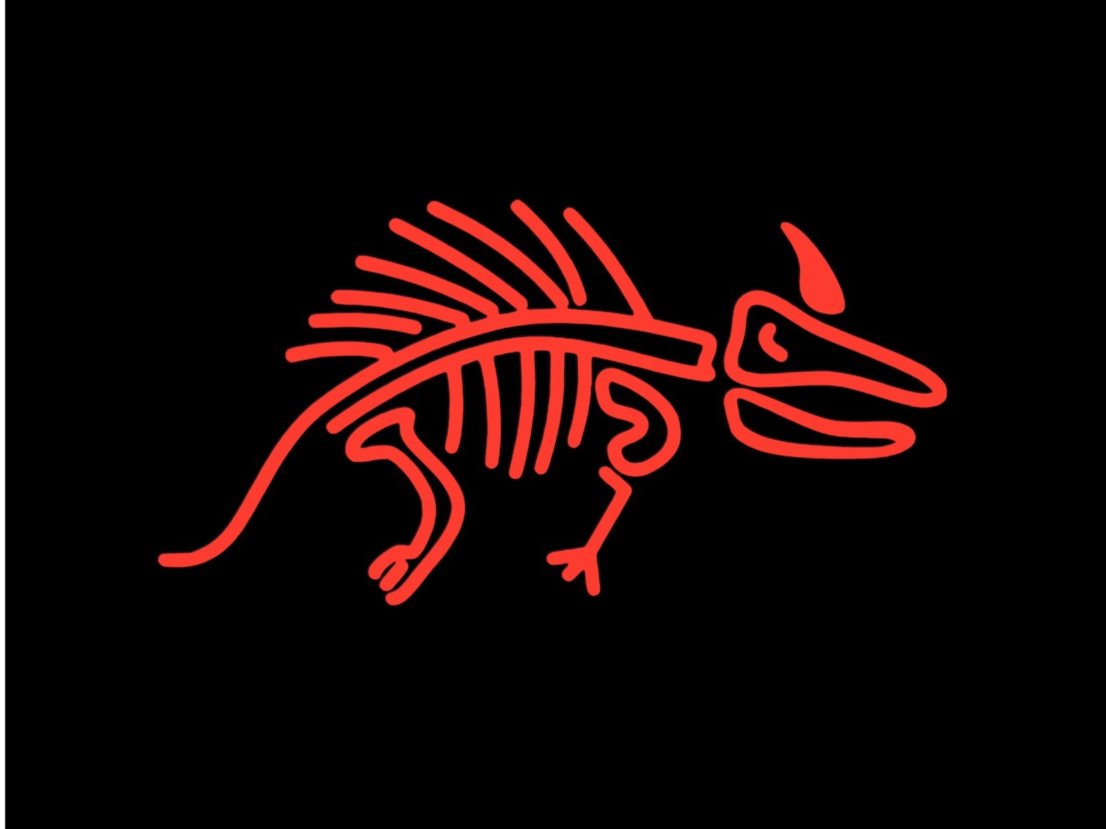 Lizard skeleton design#1 Decal for car Windows Laptops most Smooth Surfaces
