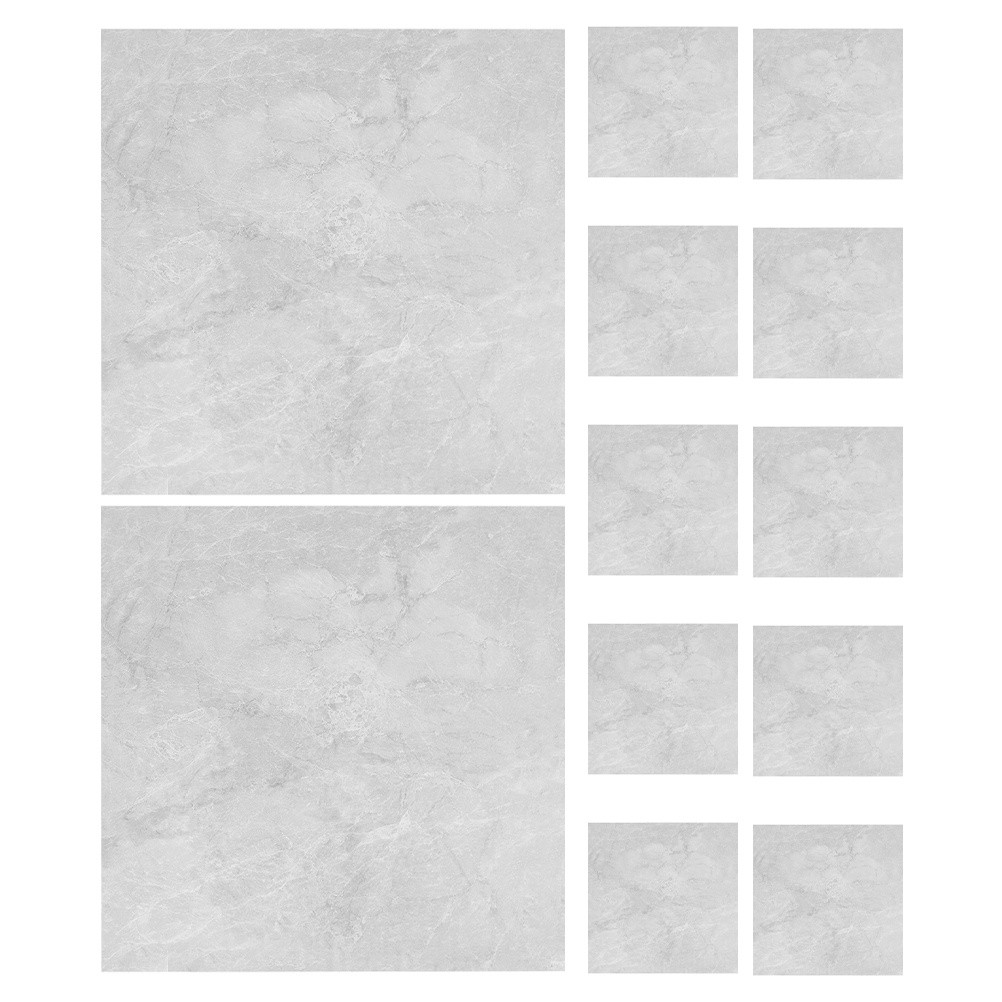 12 Pcs Self Adhesive Backsplash Marble Self-adhesive Wall Stickers