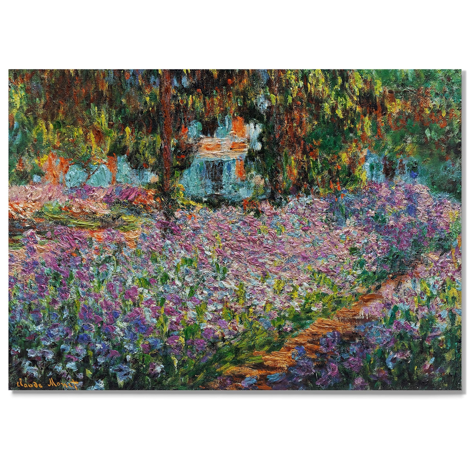 Irises in Monet's Garden, 1900 03 Canvas Prints Wrapped Gallery Wall Art | Re…