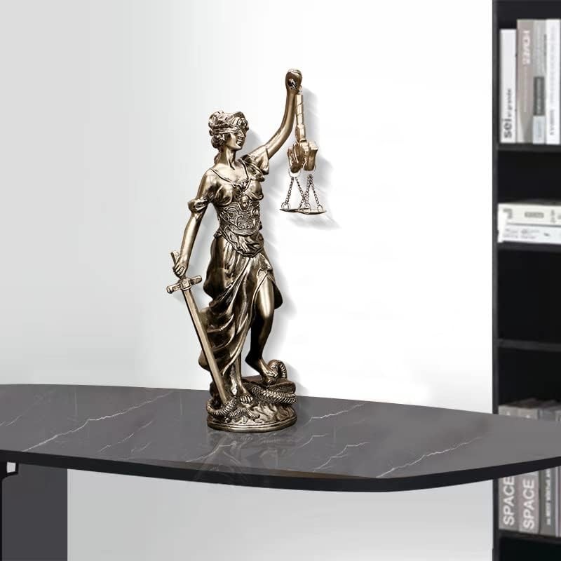 12 in Lady of Justice Statue Lady Justice Law Statue Blind Goddess of Justice Sc