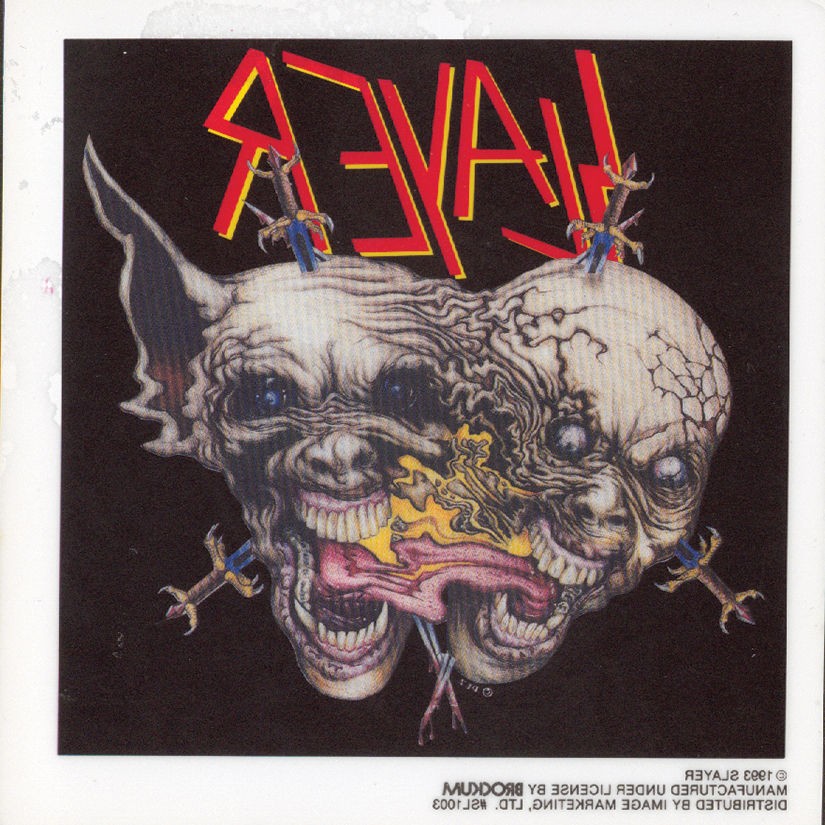 SLAYER – STICKER/DECAL – BRAND NEW VINTAGE – MUSIC BAND ISS011