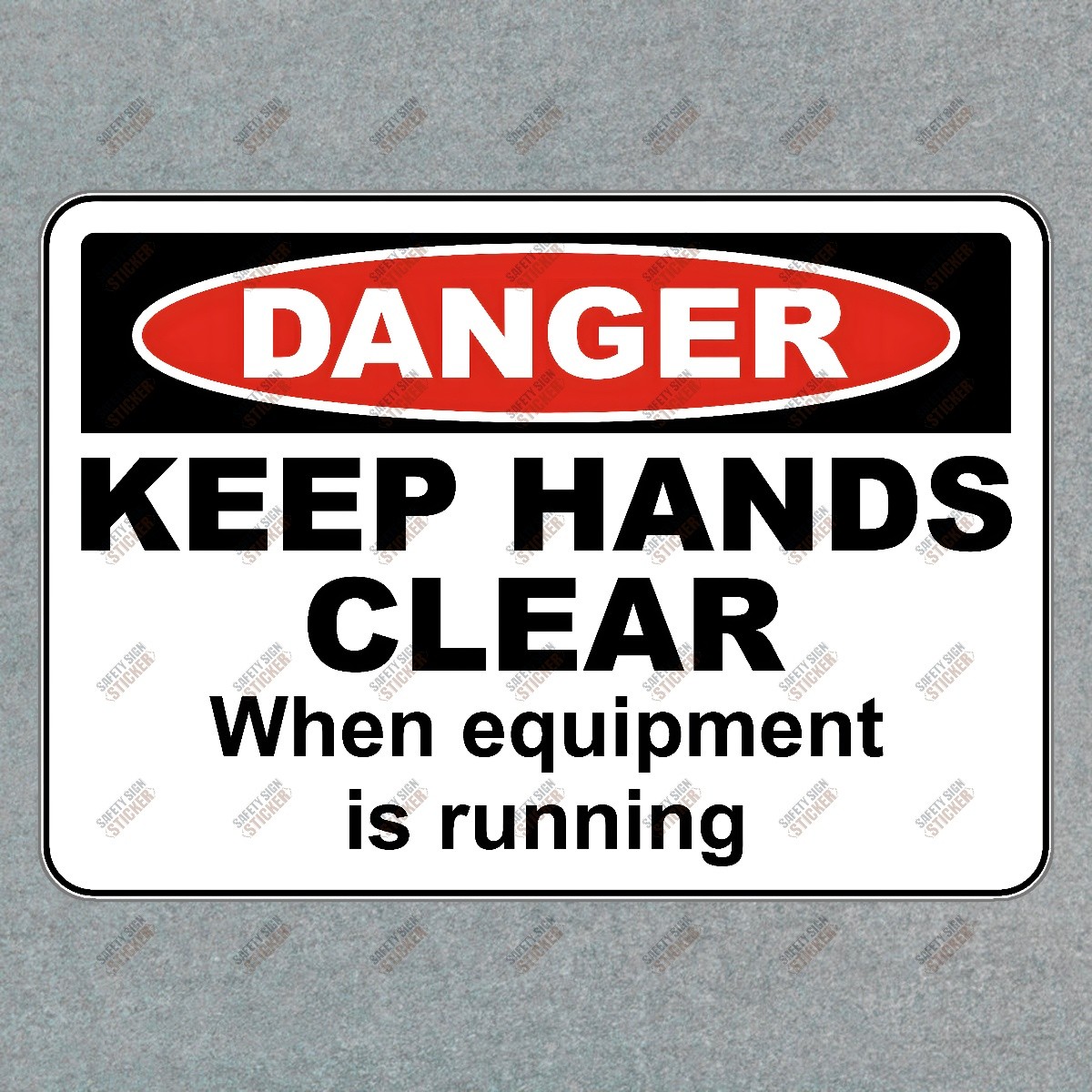Danger Keep Hands Clear Safety Sticker OSHA Compliant Warning Sign #286878