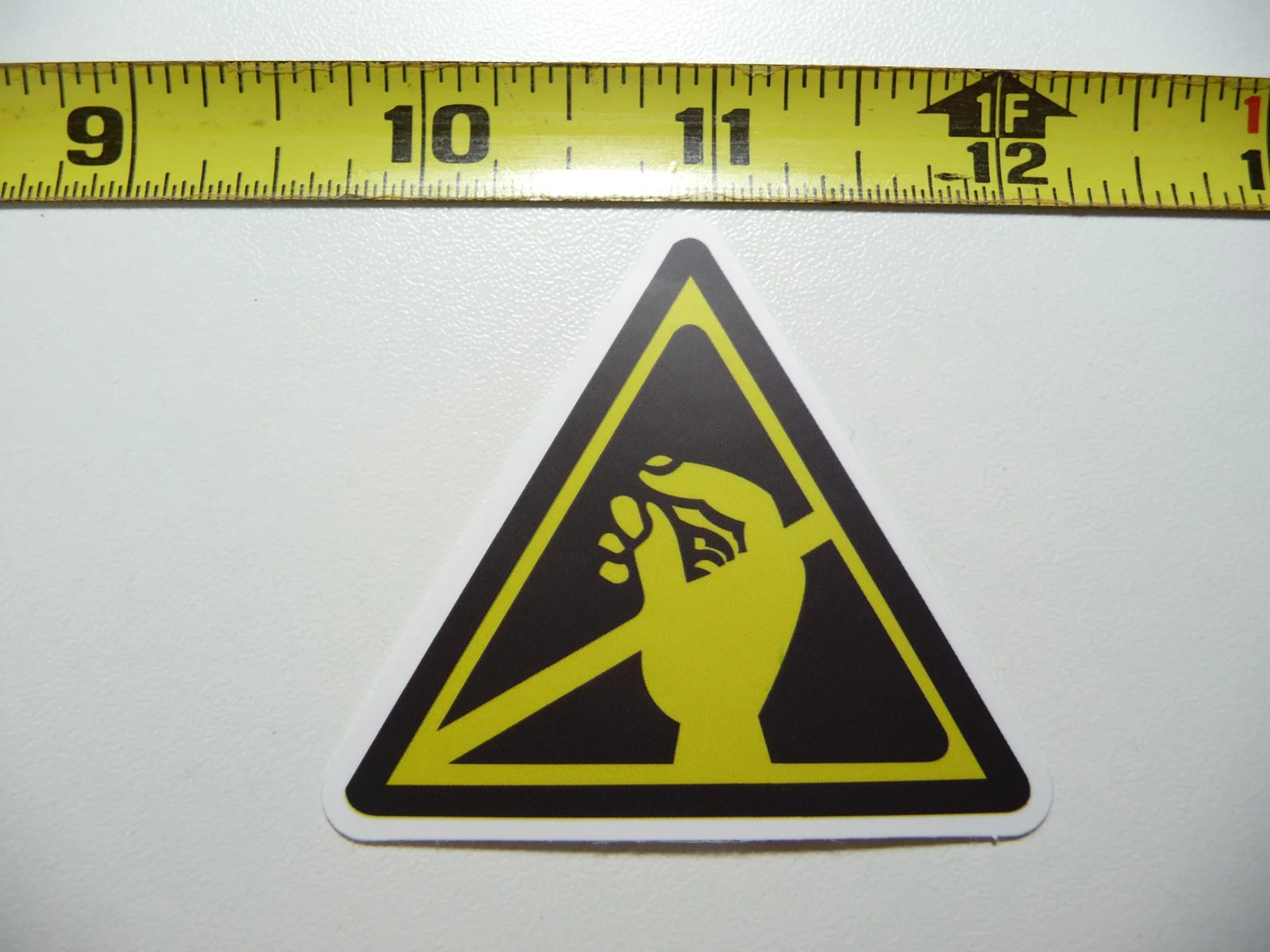 CAUTION DANGER NO TOUCHING DO NOT TOUCH SMALL STICKER DECAL FUN LITTLE SIGNS