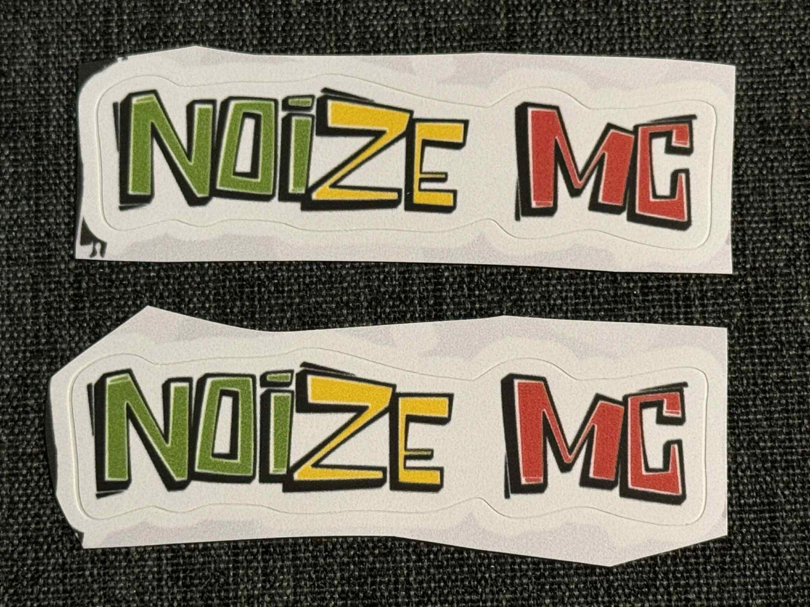 Lot (2) NOIZE MC 3/4" x 2 7/8" Logo Stickers FREE! Ivan Aleksandrovich Aleksey