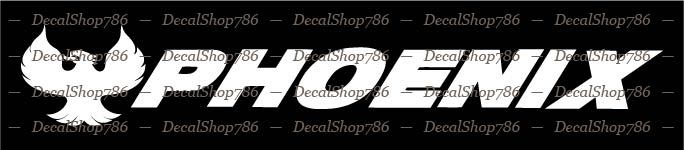 Phoenix Boats – Outdoor Sports – Vinyl Die-Cut Peel N' Stick Decals & Stickers