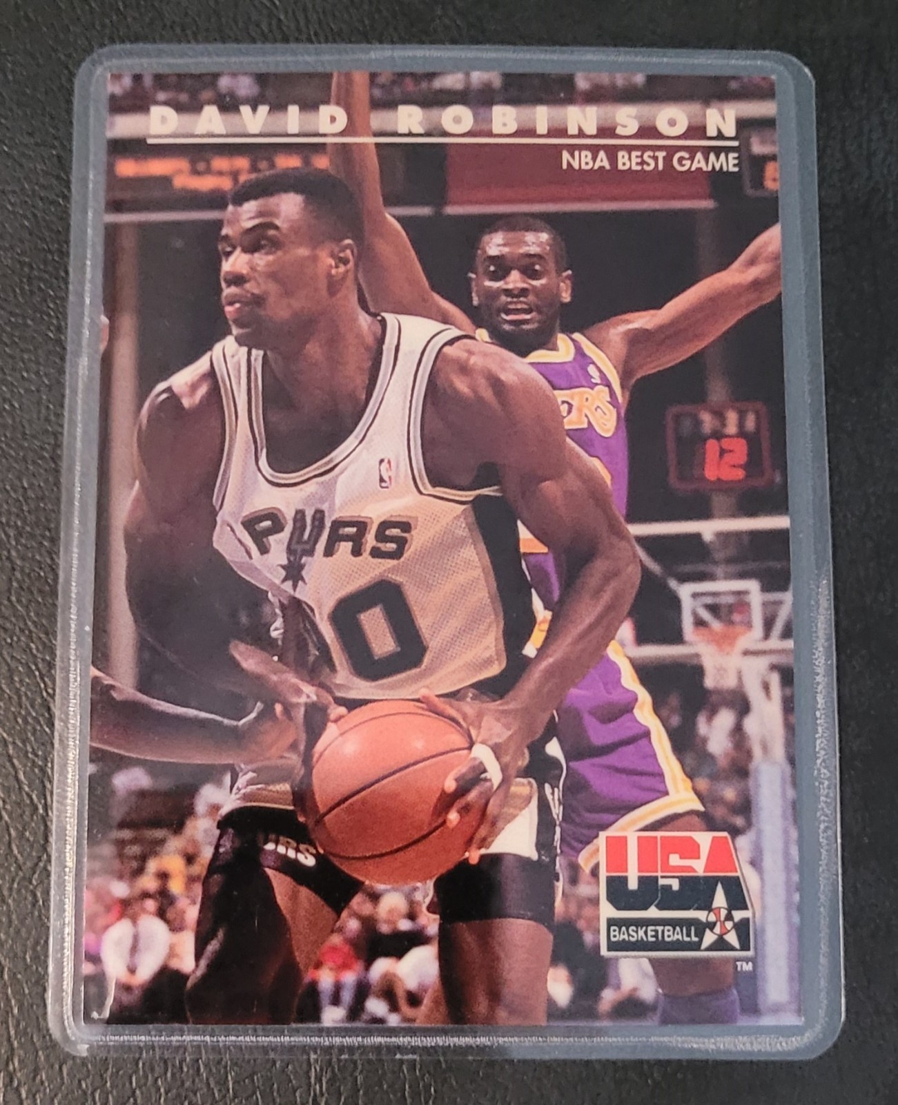 David Robinson Basketball Card HOF Fridge/Locker/Cabinet Laminated Magnet