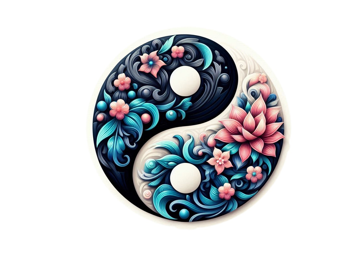 Yin Yang Mandala design vinyl decal sticker – many sizes available