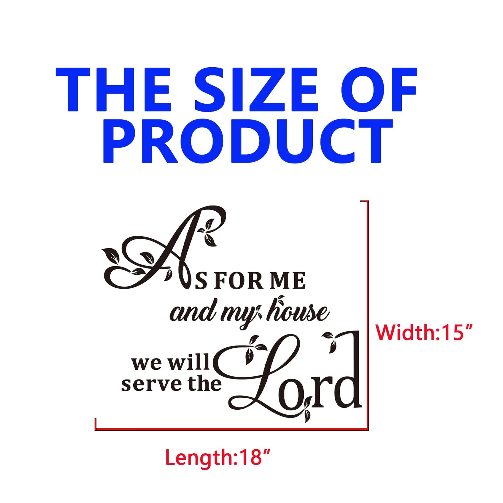Bible Verse Wall Stickers for Bedroom: Christian Quotes Inspirational Positiv…