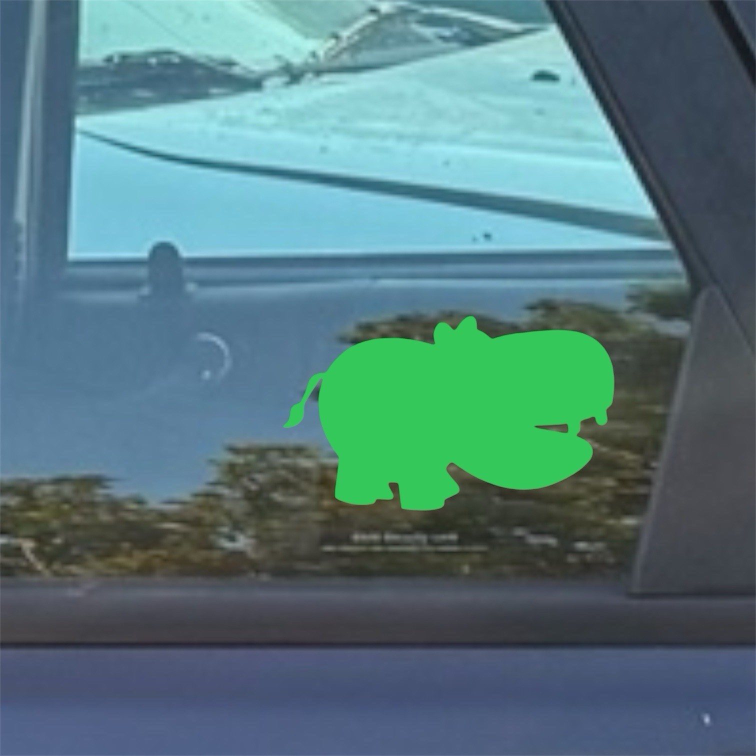 Baby hippo Decal for car Windows Laptops most Smooth Surfaces