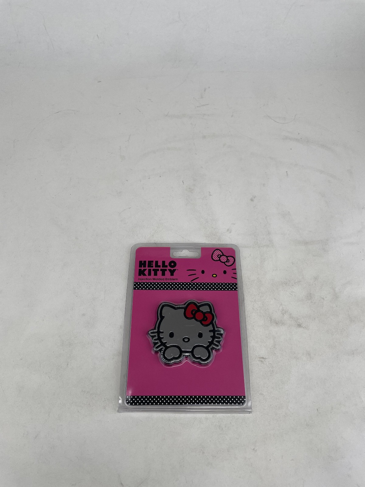 Official Licensed Plastic Emble Decal Chrome Sanrio Hello Kitty 2 Pak